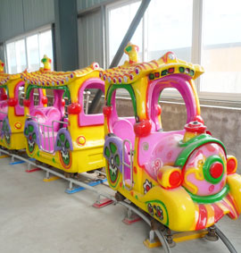 June 2014 Bulgaria park 2 different kinds rides installation